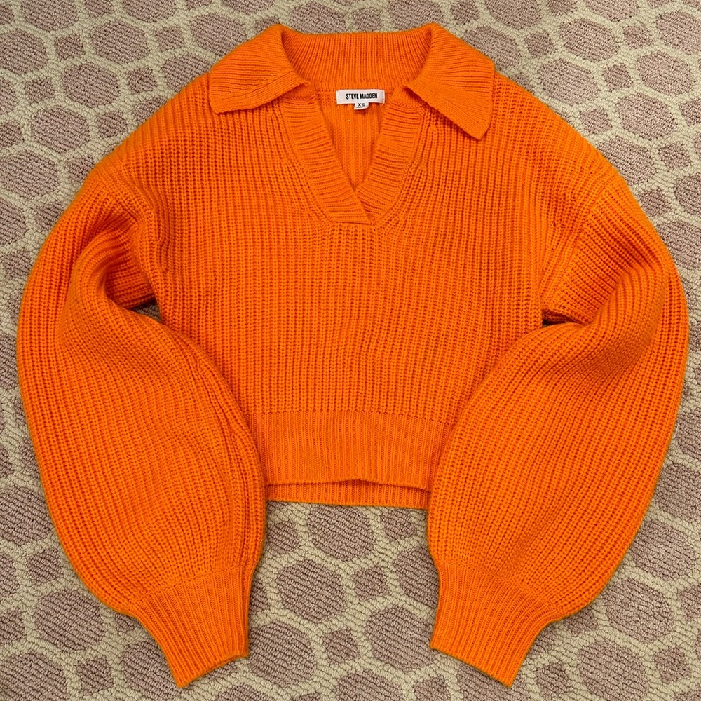 Steve Madden (Orange Sweater)